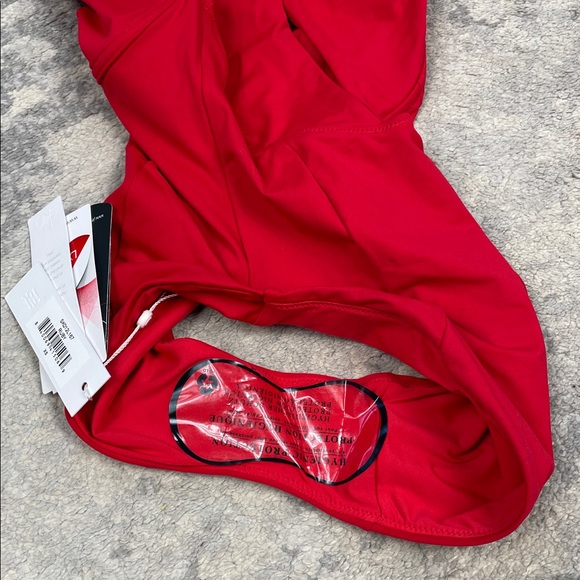 NWT Skin The Devon Cutout Swimsuit In Red One Piece Sz XS - Picture 8 of 10